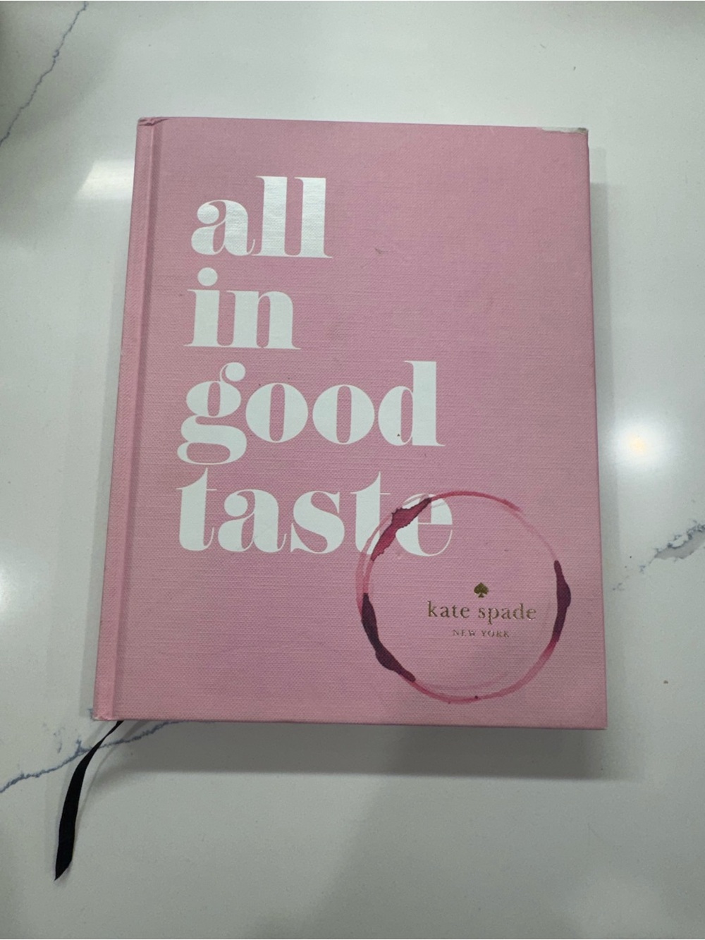 kate spade new york All in Good Taste Pink Hardcover